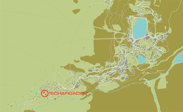 Situationsplan (Grafik: G. + A. Pfister Architektur AG) Situationsplan (Grafik: G. + A. Pfister Architektur AG)